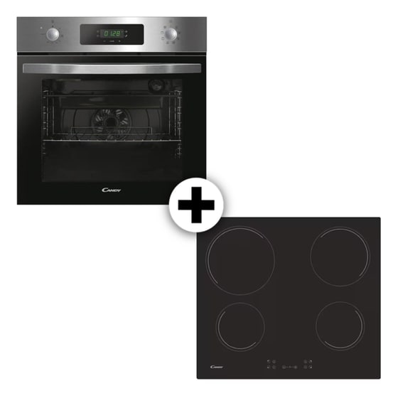CANDY FIDCP X625L & CH64CCB4U2 70 Lt Inox Eντοιχιζόμενο Σετ Φούρνος και Εστία image 0