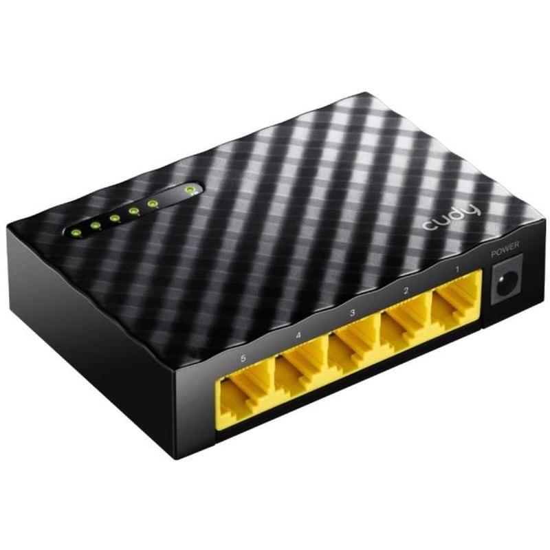 Cudy GS105D Network Switch Unmanaged L2 Gigabit Ethernet (1000 Mbps) 5-Port