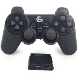 Gembird JPD-WDV-01 PC/PS3/PS2 Ασύρματο Χειριστήριο - Μαύρο