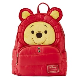 Σακίδιο Πλάτης Loungefly Disney: Winnie The Pooh Puffer Jacket Cosplay - Κόκκινο