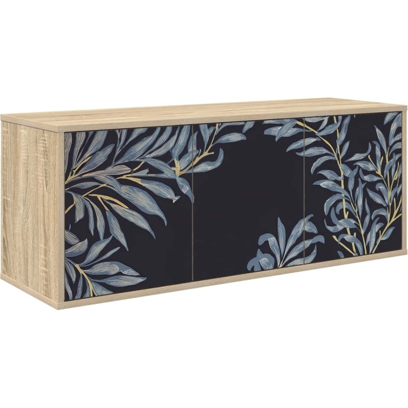 Έπιπλο Τηλεόρασης VidaXL DOKKUM Επιτοίχιο 102 x 33 x 40 cm - Μαύρο