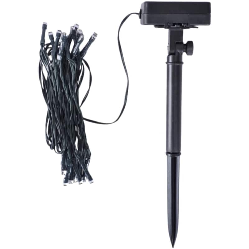 VIDAXL Χριστουγεννιάτικα Λαμπάκια VidaXL 24 LED 3.8m 2 Τεμάχια - Λευκό Θερμό