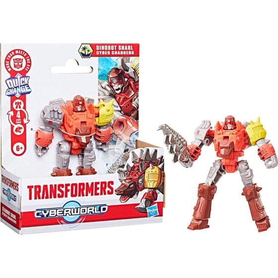 Hasbro Φιγούρα Transformers Cyberworld Cyber Changers Quick Change 1 Τμχ - Τυχαία Επιλογή Σχεδίου (G07465) image 7