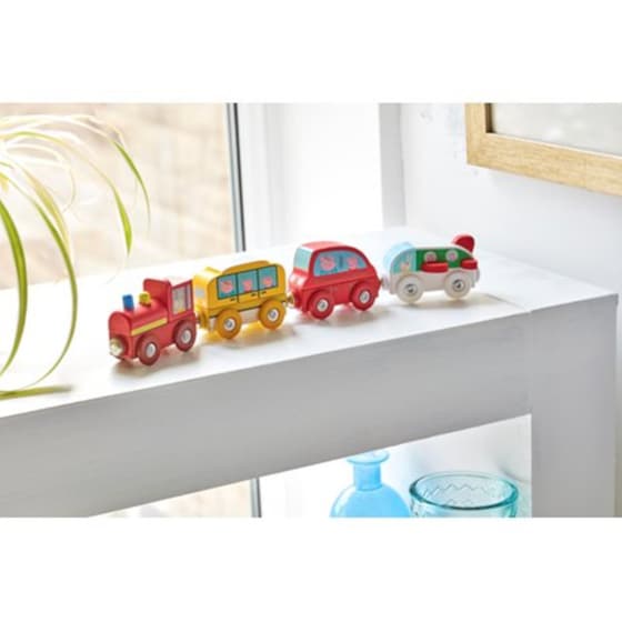 Ξύλινο Παιχνίδι GIOCHI PREZIOSI Peppa Pig  Οχηματάκια  - PPC73000 (4 Σχέδια) image 6