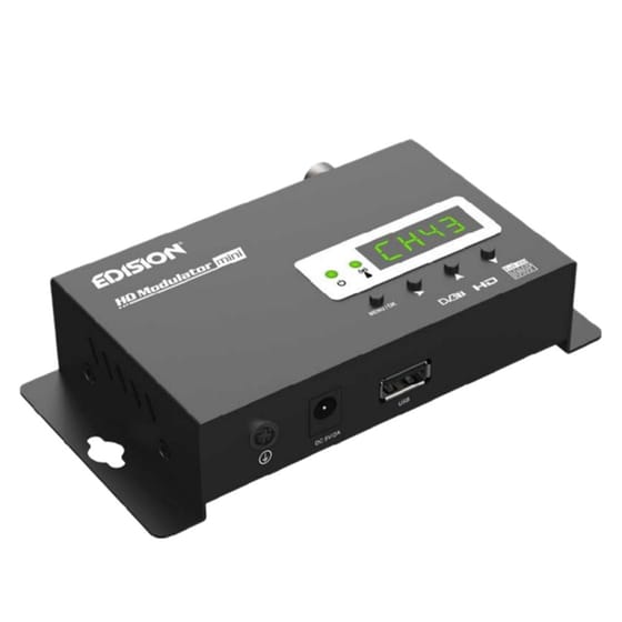 Mini Διαμορφωτής Edision HD 07-06-0010 DVB-T VHF/UHF - Μαύρος image 4