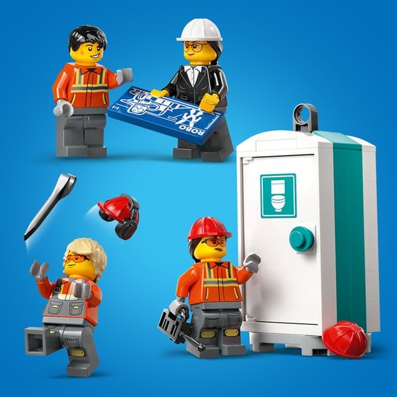 LEGO® City Yellow Mobile Construction Crane (60409) image 7