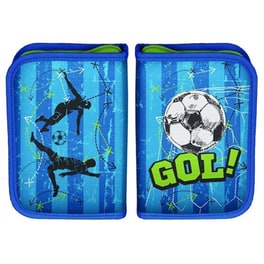 Κασετίνα Παραλληλόγραμμη Γεμάτη Paso Gol Μονή Μπλε