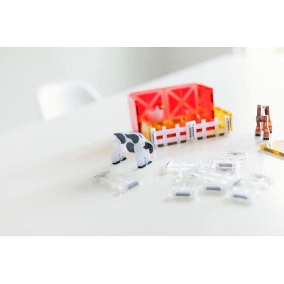 Magna-Tiles® Farm Animals Μαγνητικό Παιχνίδι Κατασκευών - 25 Κομμάτια (22125) image 2