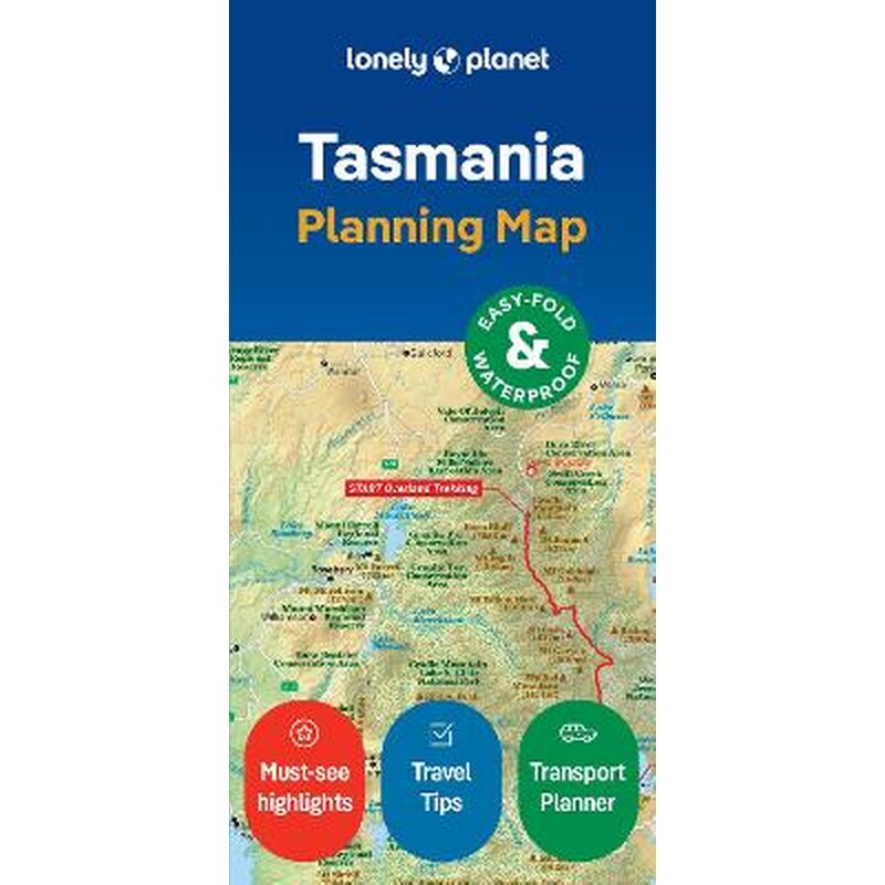 Lonely Planet Tasmania Planning Map
