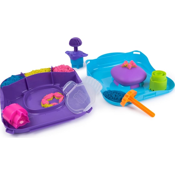 Spin Master Kinetic Sand Σετ Παιχνίδι Κατασκευών με Άμμο SquishΜotion (6069401) image 2