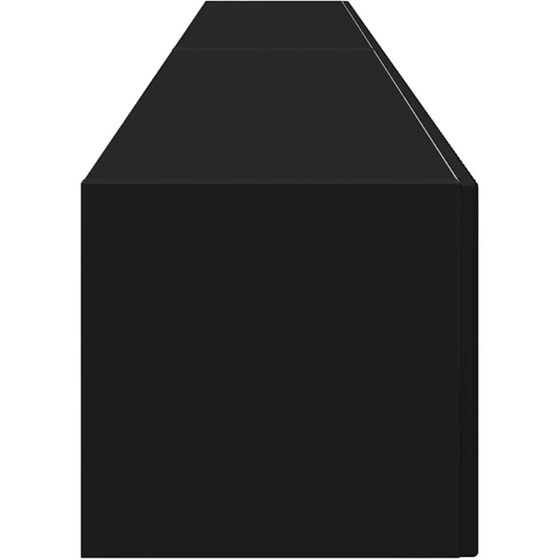 Έπιπλο Τηλεόρασης VidaXL Επιτοίχιο 2 τμχ 98 x 31 x 29,5 cm - Μαύρο image 3