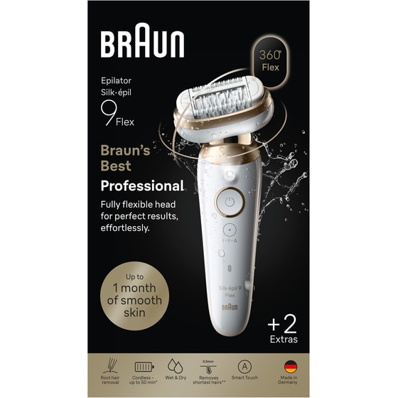 Αποτριχωτική Μηχανή BRAUN SES9-011/3D/N Λευκό-Χρυσό image 5