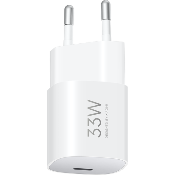 Φορτιστής Πρίζας Xiaomi 33W Nano Power Adapter 1x USB-C - White image 0
