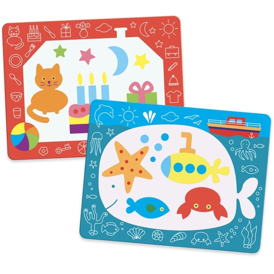 Djeco Μαγική Ζωγραφική με Μαρκαδόρο με Νερό - Ζωάκια Και Αντικείμενα image 1