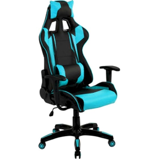 Καρέκλα Gaming ArteLibre Κυλλήνη από Τεχνητό Δέρμα - Γαλάζια/Μαύρη image 0