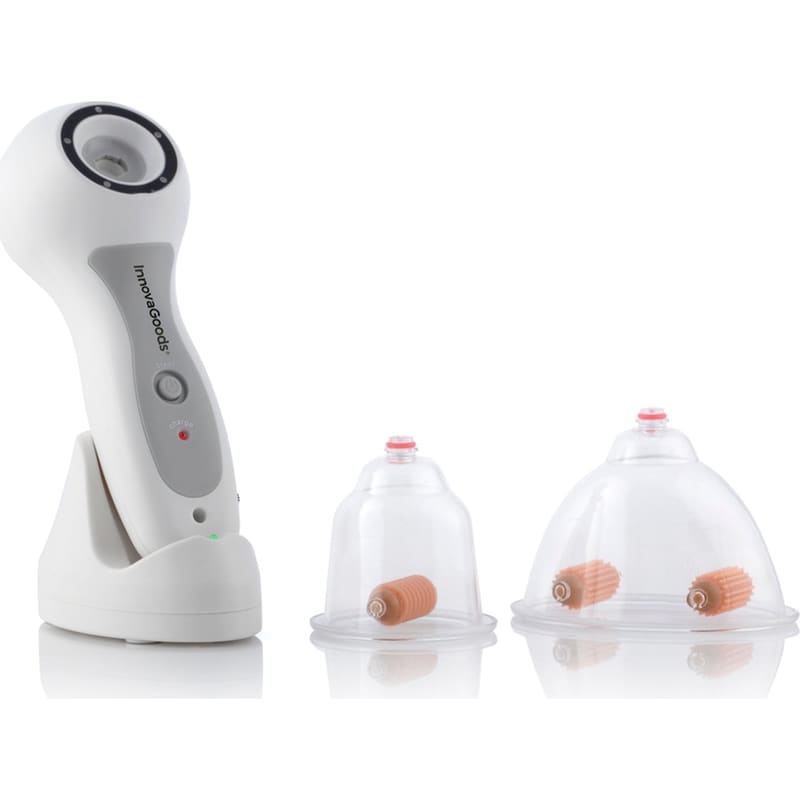 INNOVAGOODS Συσκευή Μασάζ Innovagoods Κατά Της Κυτταρίτιδας Με Θεραπεία Κενού Pro Λευκό/Γκρι