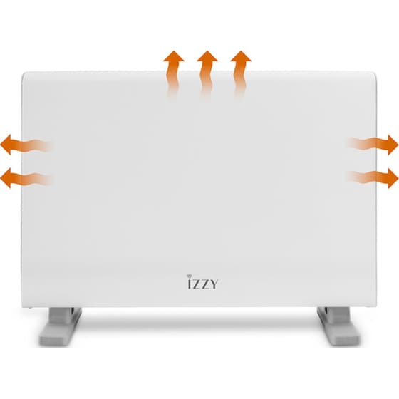 ΙΖΖΥ IZ-9038 Θερμοπομπός Δαπέδου 2000W Λευκό image 6