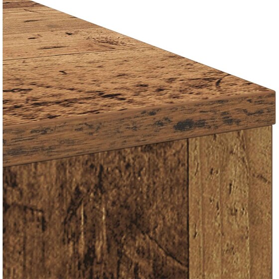 Γραφείο VidaXL από Επεξεργασμένο Ξύλο 100x40x75 cm - Παλιό Ξύλο image 7