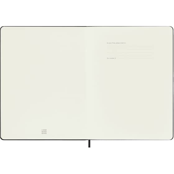 Ημερολόγιο Εβδομαδιαίο Moleskine 2025 12M Xlarge Black Hard image 3