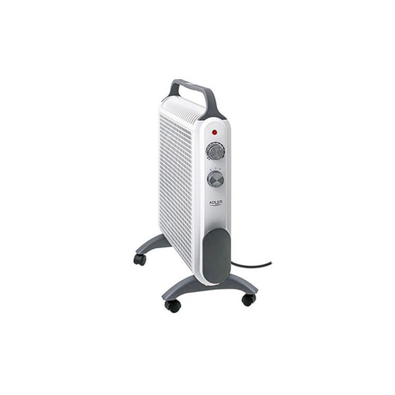 ADLER AD 7750 Με 2 Επίπεδα Θέρμανσης Και Ροδάκια 2000W Θερμοπομπός Δαπέδου Λευκός image 1