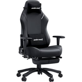 Gaming Καρέκλα Anda Seat Luna Pro Δερμάτινη Μαύρη