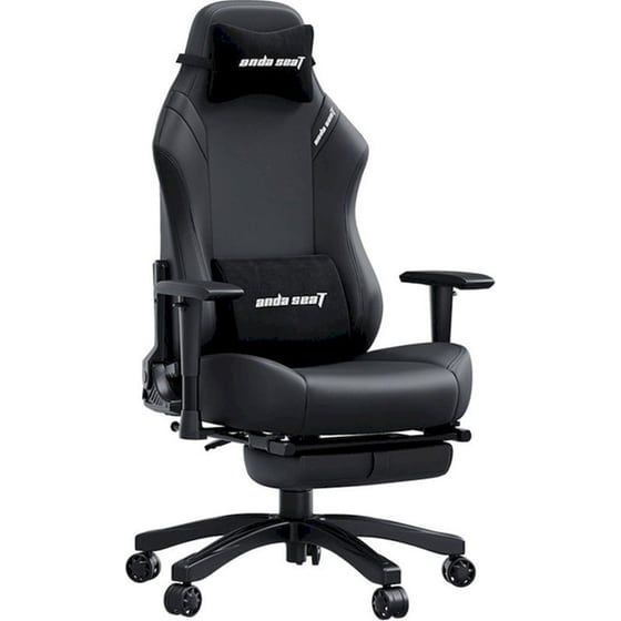Gaming Καρέκλα Anda Seat Luna Pro Δερμάτινη Μαύρη image 0