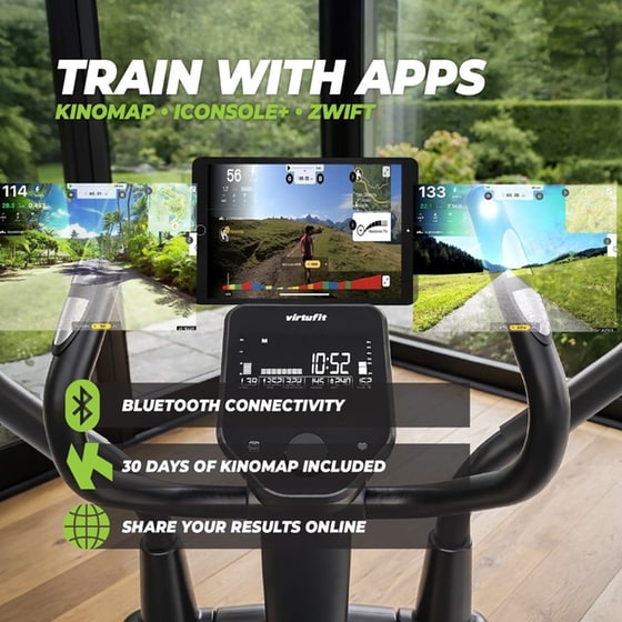 VIRTUFIT CTR200I Ελλειπτικο Μηχάνημα Μαγνητικό Μαύρο image 7