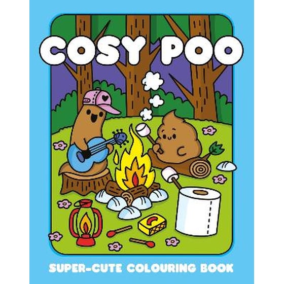 Cosy Poo: A Super Cute Colouring Book image 0