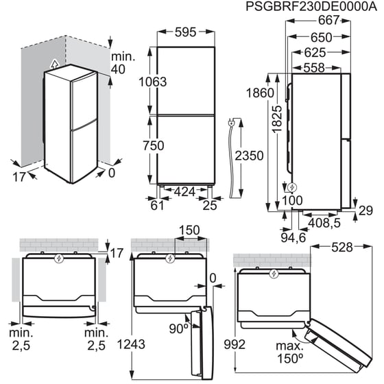 ELECTROLUX LNT5ME32U1 No Frost 331 Lt Ασημί Ψυγειοκαταψύκτης image 10