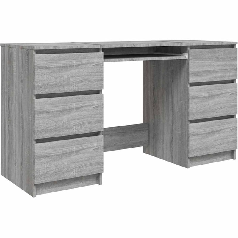 Γραφείο VidaXL από Επεξεργασμένο Ξύλο 140x50x77 cm - Γκρι Sonoma