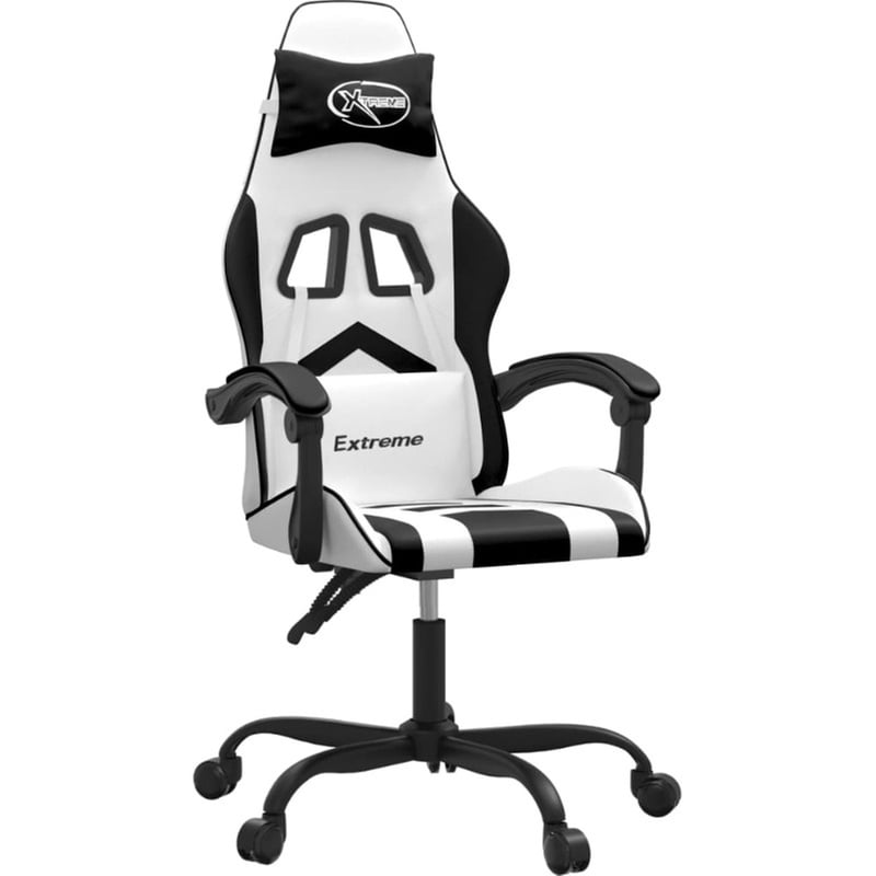 Καρέκλα Gaming VIDAXL 3143900 από Τεχνητό Δέρμα - Μαύρο