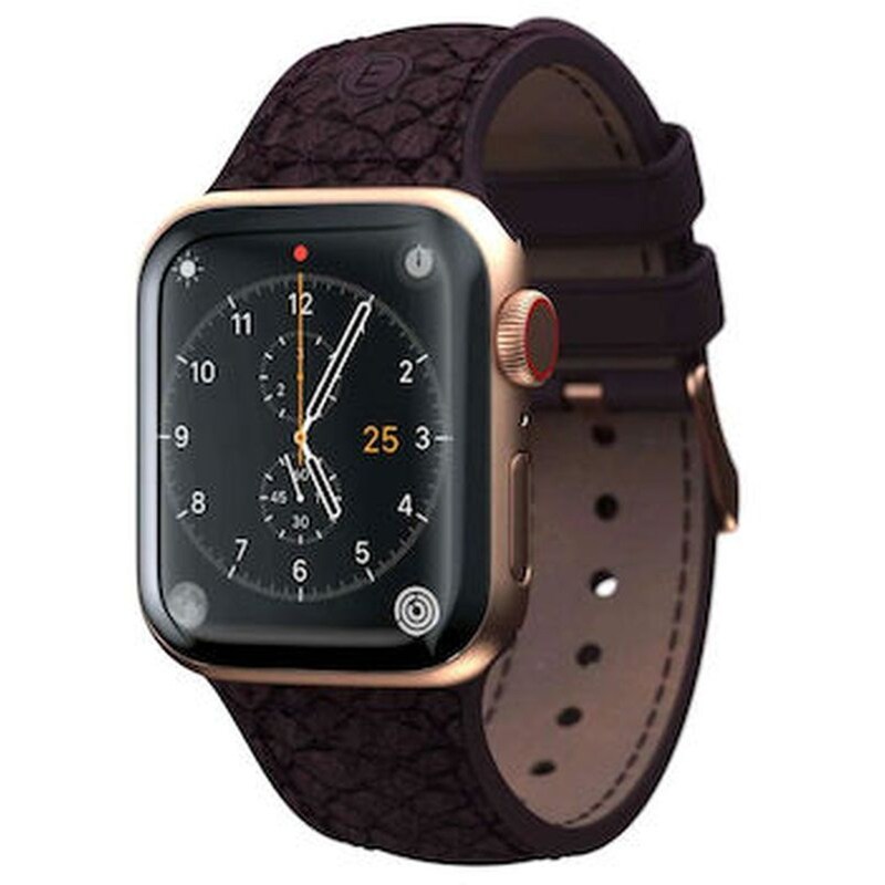 Λουράκι Njord Eldur Δερμάτινο για Apple Watch Ultra 49mm - Purple