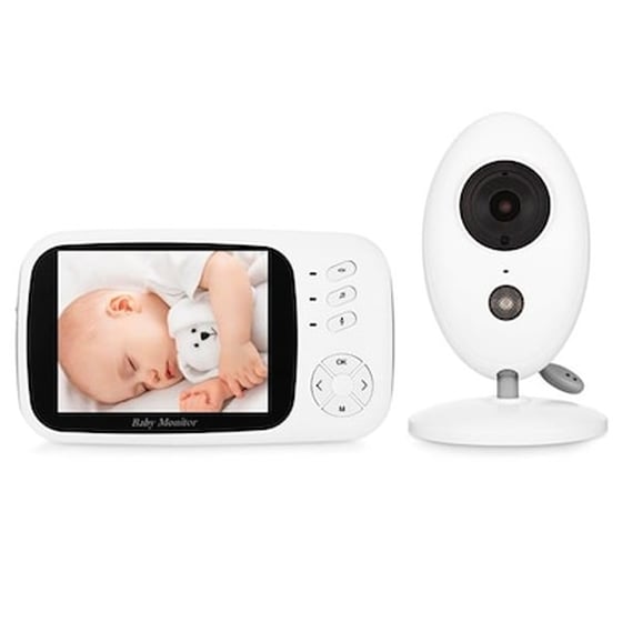 Baby Monitor Κάμερας & Ήχου 3.5" - Λευκό image 0