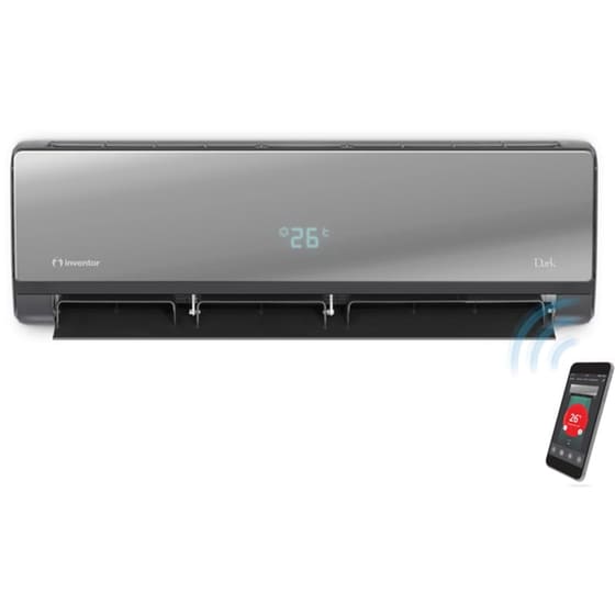 INVENTOR Dark DR2VI32-24WFI/DR2VO32-24 Κλιματιστικό Inverter 24.000 BTU A++/A+++ με Ιονιστή & WiFi image 2