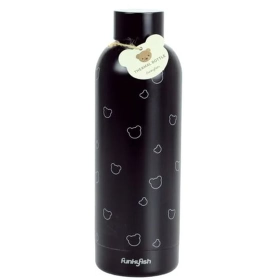 Μπουκάλι Θερμός Funky Fish Bear Black 500ml image 0