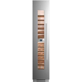 BERTAZZONI WC455BLX2T για 52 Μπουκάλια Inox Εντοιχιζόμενος Συντηρητής Κρασιών