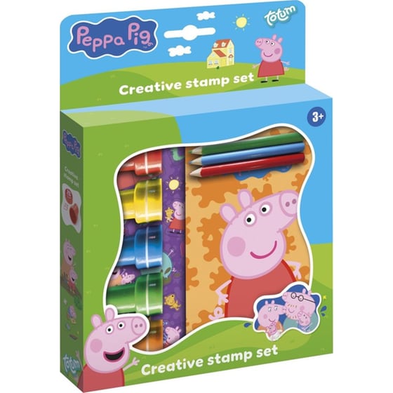 Σετ Σφραγίες Totum Με Ξυλομπογιές Peppa Pig image 0
