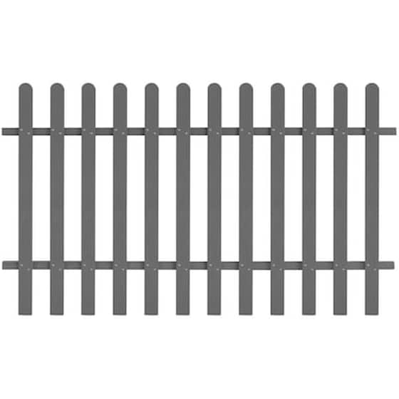 Vidaxl Φράχτης Κήπου 200 X 120 Εκ. Από Wpc image 0