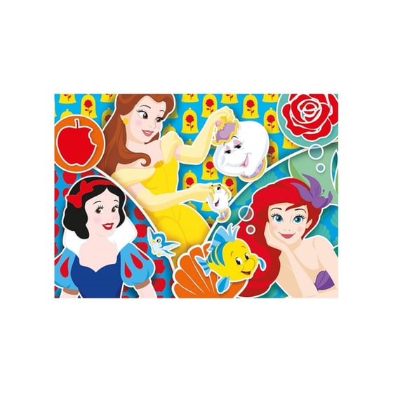 Παιδικό Σετ Παζλ Clementoni Super Color Disney Princess (20/20 Κομμάτια) image 1