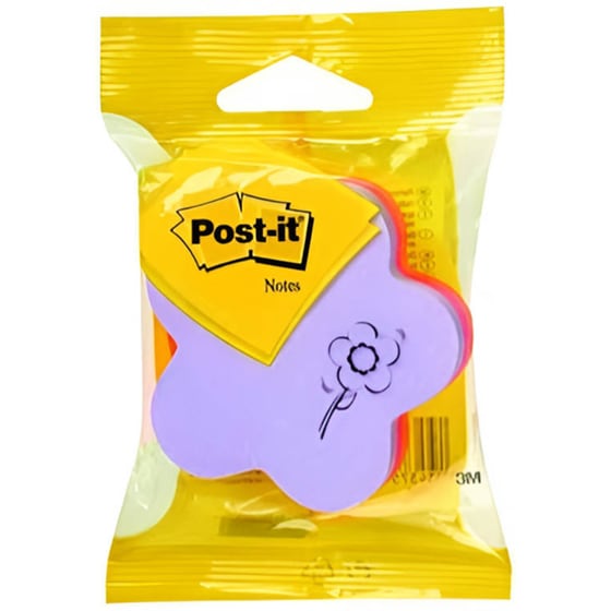 Αυτοκόλλητα Χαρτάκια 3M Post-it 70x70 mm Λουλούδι (225 Φύλλων - 1 Τεμάχιο) image 1