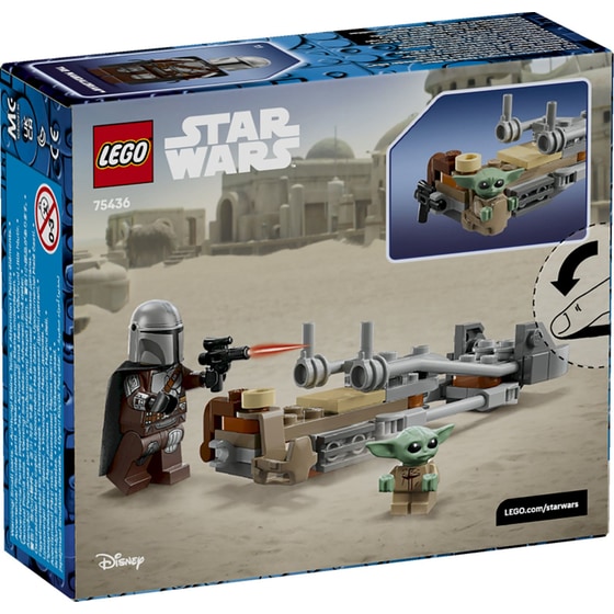 LEGO® Star Wars The Mandalorian & Grogu's Speeder Bike™ (75436) image 3