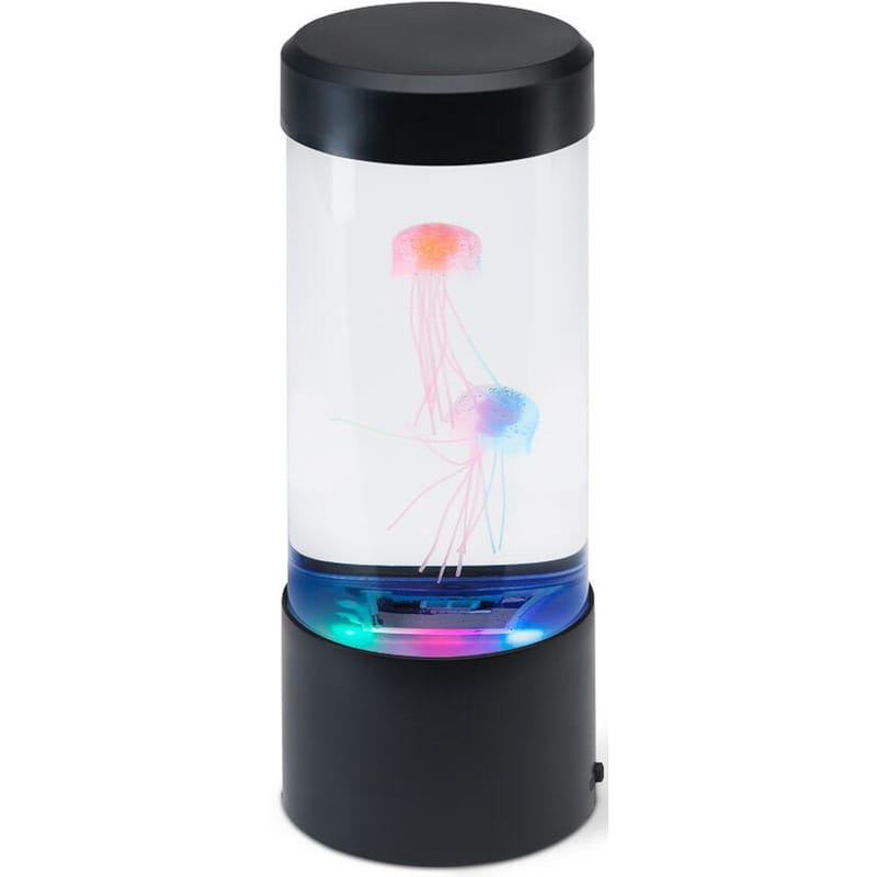 RED5 Red5 Mini Jellyfish Tank – Mini Κυλινδρικό Φωτιστικό Led Με Δύο Χαριτωμένες Μέδουσες Που Παράγει Υπνωτιστικό Θέαμα