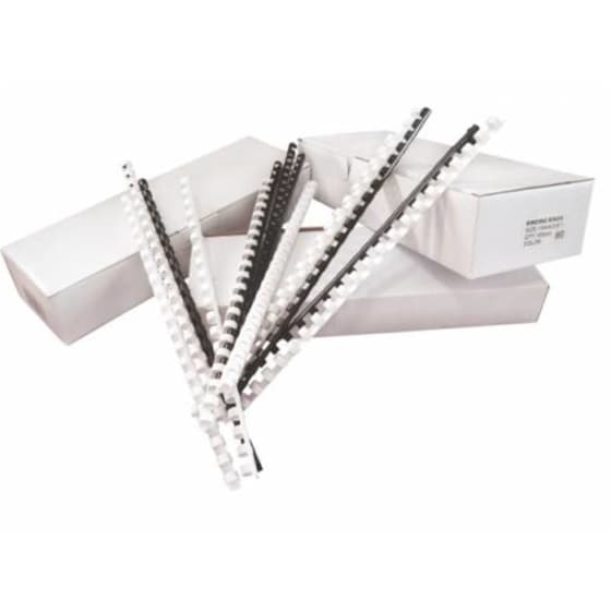 Σπιράλ Πλαστικό Black&Red 8mm Μαύρο (100 Τεμάχια) image 0