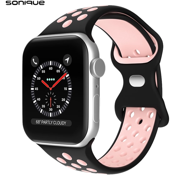Λουράκι Sonique Σιλικόνης για Apple Watch 49mm - Μαύρο image 0