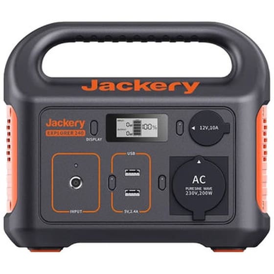 Jackery Power Station Explorer 240 - Μαύρο image 0