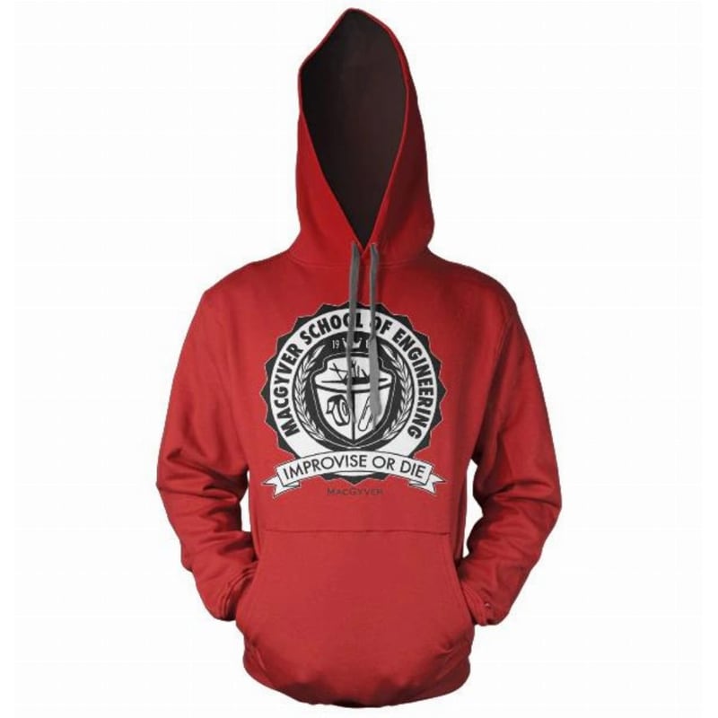 HYBRIS Φούτερ Hybris Macgyver School of Engineering (S) - Κόκκινο