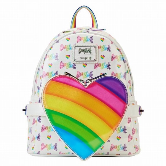 Τσάντα Σακίδιο Loungefly - Lisa Frank: Logo Heart Rainbow image 0