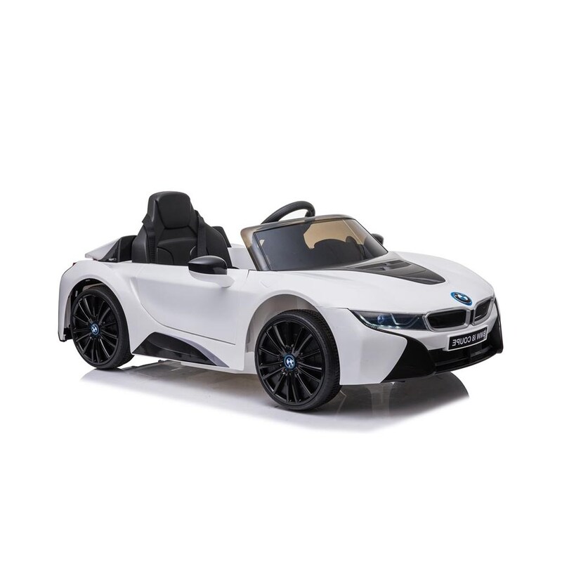 Παιδικό Ηλεκτροκίνητο Αυτοκίνητο Μονοθέσιο Licensed BMW Coupe i8, 12v, Με Τηλεχειριστήριο – Λευκό