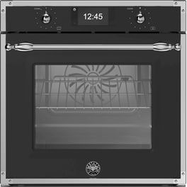 BERTAZZONI F6011HERVPTNE/23 76 Lt Μαύρο Εντοιχιζόμενος Φούρνος Άνω Πάγκου