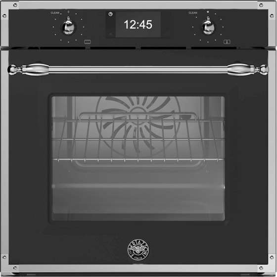 BERTAZZONI F6011HERVPTNE/23 76 Lt Μαύρο Εντοιχιζόμενος Φούρνος Άνω Πάγκου image 0